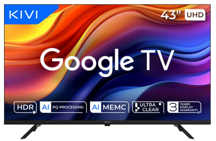 Телевізор KIVI 43" UHD Smart TV (43U800KB)